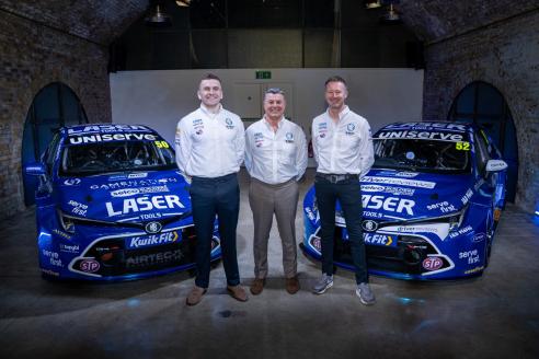 Aron Taylor Smith, Mark Blundell and Gordon Shedden
